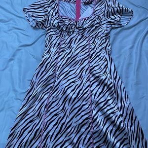 new urban outfitters dress zebra print